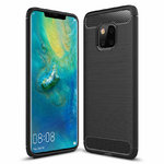 Flexi Slim Carbon Fibre Case for Huawei Mate 20 Pro - Brushed Black